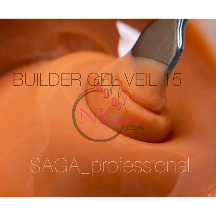 Гель Saga Builder Gel Veil №015, 15 мл